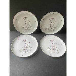 Eschenbach Bavaria Germany Clarice Baronet China Vtg. Luncheon/Salad Plate (4)